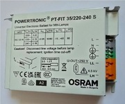 Statecznik OSRAM PT-FIT 35/220-240 S 35W NOWE !