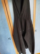 Czarna bluza z kapturem SMOG regular fit