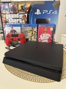 PlayStation 4 Slim 500GB +Pad +3 gry FIFA