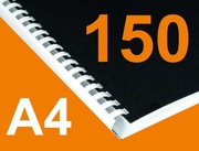 Podręcznik ksero A4 mono do 150 stron + bindowanie