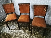 Zestaw krzeseł 3 szt. - Vintage Art Deco