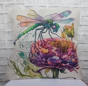 Poszewka na poduszkę z ważką 