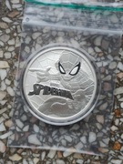 1 Dollar Spiderman Marvel Ag999 1oz stan menniczy 