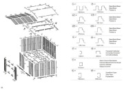 Domek ogrodowy schowek narzędziowy altana szopa blaszak GT3859SH częśći