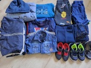 Zestaw ubrań dla chłopca rozm. 110 i buty 27 cm