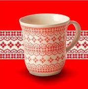 Kubek Coca Cola Bolesławiec kubeczek porcelanowy limitowana kolekcjonerski