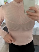 Stradivarius bluzka długi rękaw fason dopasowany rozmiar S