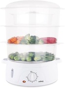 Parowar Weäsy VEGE8 800W, 3poziomy+pojemnik na ryż