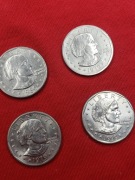 DOLAR USA 4 sztk monety zestaw DOLAR MONETY