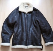 Kurtka pilotka B3 kożuch RAF Aviator gruby XXL XL