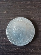 Moneta 2 liry 1942 rok. Włochy 