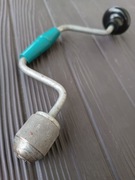 Stara mała korba świder wiertarka ręczna PRL BDB