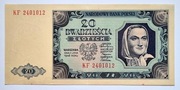 20 zł PRL 1948 rok Seria KF 
