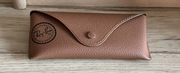 Etui w kolorze brązowym na okulary Ray Ban . Stan idealny.