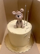 Figurka z masy cukrowej ozdoba tort miś