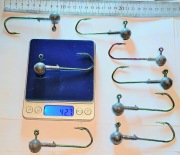 MOCNE Główki Jigowe MUSTAD - 9 cm- 43g - Sum, Szczupak, Sandacz 8szt.