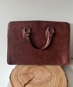Teczka torba vintage PRL duża retro