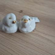 STARA PORCELANOWA FIGURKA ptaki