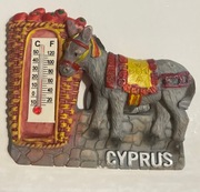  Ceramiczny magnes na lodówkę termometr CYPR Cyprus Nikozja Limassol Pafos7