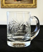 Kufel do piwa krysztalowy, szkło kryształowe Vintage retro prl kryształy 