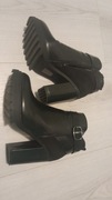 Botki czarne, eleganckie roz.37