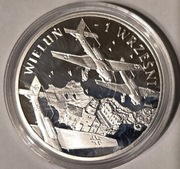 10 złotych 2009r "Wieluń -1.IX.1939", Ag925, W(g) 14.14, Stan L.