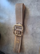 Pasek skórzany gruby  mocny CODE 125 cm