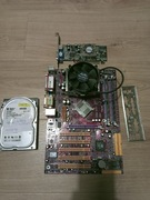 Płyta główna Soltek SL-75FRN3-L + Athlon XP Barton + 2GB + chłodzenie + HDD