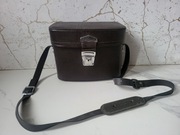 Solidne Luksusowe Wysokiej Jakości Etui Futerał Na Aparat Brązowe