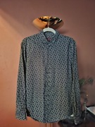 Koszula męska czarna w ważki ZARA MAN Roz. M