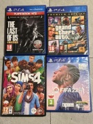 gry ps4/fifa 22,grand auto v/the last of US-PC sims 4