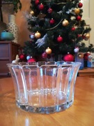 Wielka kryształowa misa w stylu art deco.