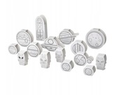 IKEA AFTONSPARV Szablony Kolorowanka 15 szt Kosmos