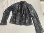 Kurtka massimo dutti skóra naturalna L