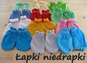 Łapki niedrapki kolorowe z gumką