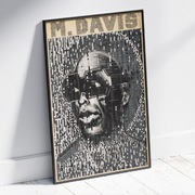 Plakat Jazz MILES DAVIS - vintage, unikat