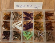 Narybek (micro shiner) 3 cm 0.3g 90 sztuk - zestaw ultralight