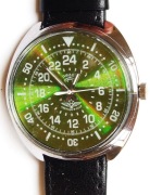 Zegarek Raketa- Pilot przed 1991 r.  Mechanizm  - to 2614.N 24 H