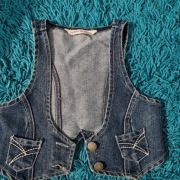 Kamizelka jeans 4-5 lat