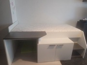 Łóżko z biurkiem plus materac