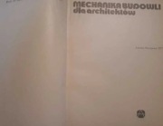 Mechanika budowli dla architektów - Kolendowicz