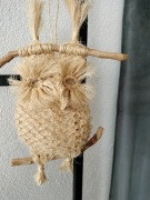 SOWA MAKRAMOWA Z SIZALU