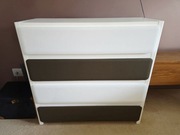 Komoda Possi Black Red White, 42x95x wys. 90