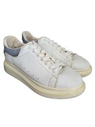 Biało-błękitne Buty Alexander Mcqueen wygodne Retro Vintage Y2k 90s 80s