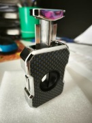 Metalowe nożyczki do cygar w kształcie litery V