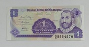 banknot  1 centavo , Nikaragua