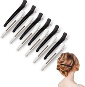 12 spinek do włosów spinki fryzjerskie czarno białe 