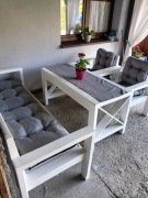 Meble ogrodowe drewniane 