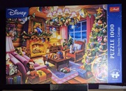 Puzzle 1000 Trefl Świąteczna chatka Disney 