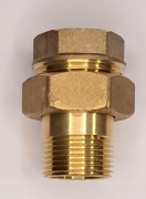 Śrubunek Mosiężny 3/4" prosty z oringem Ferro